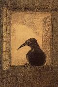 Odilon Redon The Raven oil painting on canvas